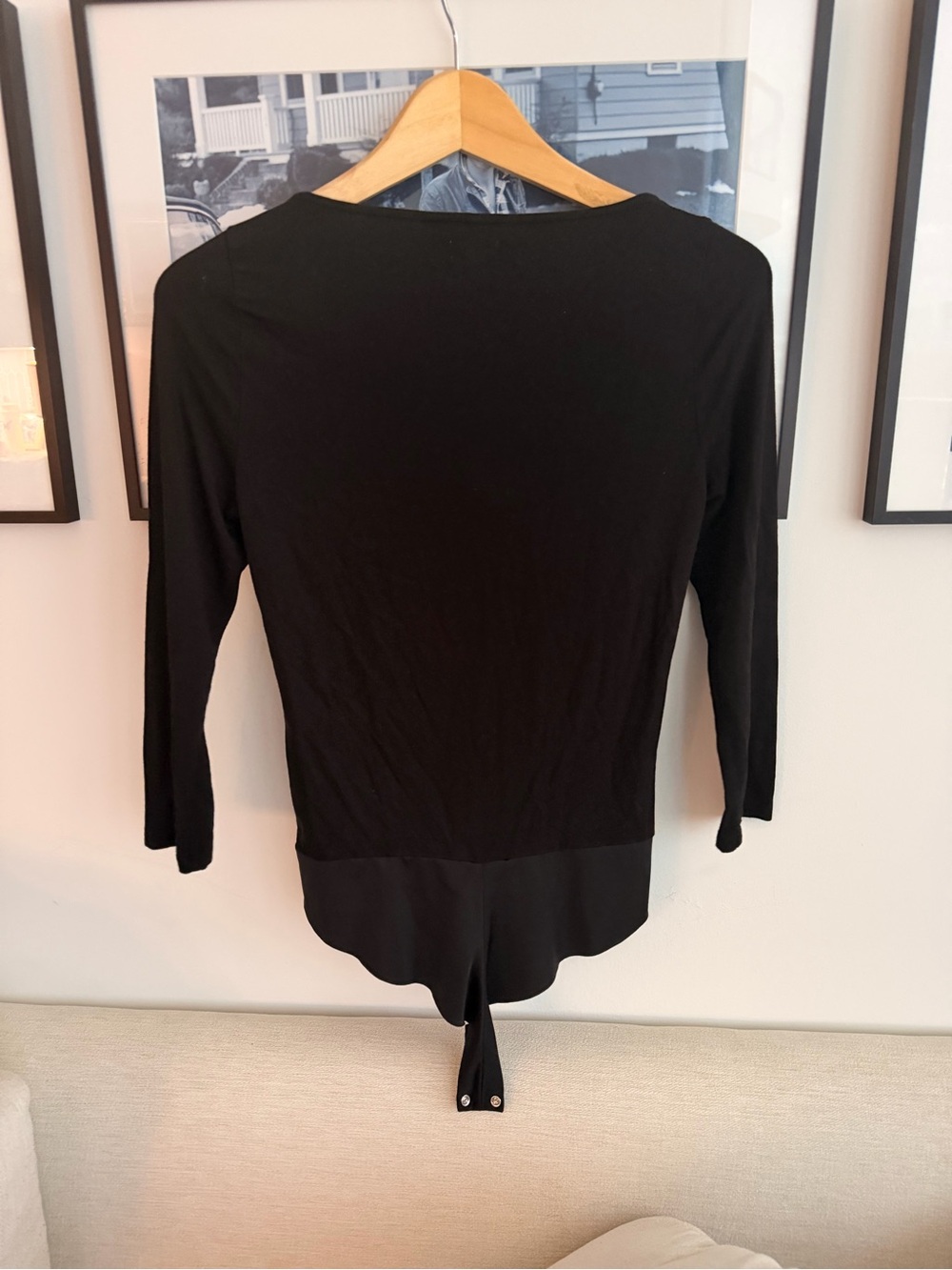 L'AGENCE Angel Square Neck Bodysuit - Picture 7 of 10